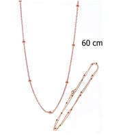 Söğütlü Silver Gümüş 60 cm top top zincir