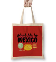 funny Travel Mexico Gift Design lover-Trippin Wanderlust Journey Adventurer Vacation Bez Çanta Uzun Saplı