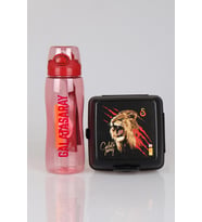 "DEKOMUS CEP DEFTERİ HEDİYELİ" YENİ SEZON LİSANSLI GALATASARAY 700 ML MATARA VE 2 KATLI BESLENME KABI / LUNCH BOX SETİ