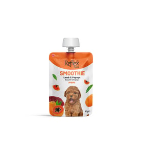 Plus Smoothie Kuzu Etli ve Papayalı Sıvı Yavru Köpek Ödülü 85gr