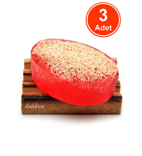 Kabak Lifli El Yapımı Doğal Nar Çekirdeği Yağı Sabunu 120 G x 3 Adet
