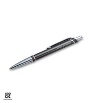 Kişiye Özel Füme ve Gümüş Renk Metal Tükenmez Kalem GDTK-904131