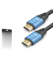 Hdmi 2.0 Kablo 4K Uhd 19+1 Od 8.0 Mm 3 M - Siyah Mavi ND4051