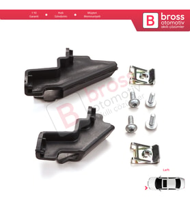 VW Polo MK5 6R 6C 61 2009-2016 6C0998225 İçin Sol Ön Far Ayak Tamir Seti
