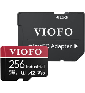 Viofo High Endurance 256Gb Class 10 A2 V30 100Mb/S Okuma 90Mb/S Yazma Micro Sd Hafıza Kartı (Çok Renkli)