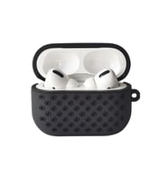 Apple Airpods Pro 2 (2.nesil) Spor Delikli Kılıf - Siyah-siyah
