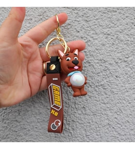 Sevimli Köpek Scooby Doo Işıklı Anahtarlık