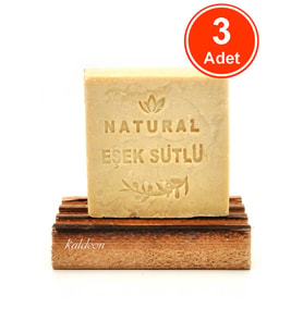 Eşek Sütü Sabunu El Yapımı Doğal 120 G x 3 Adet
