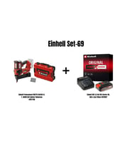 Einhell Set-69(Einhell Akülü Çivi Çakma+18V 2,5 Ah Akü & Şarj Cihazı)