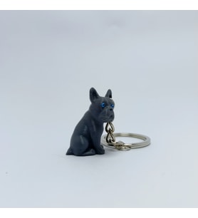 French bulldog Blue - Anahtarlık