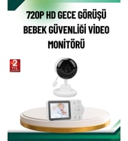 Sesli Ve Görüntülü Bebek Kamerası Sıcaklık Takipli