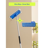 Ultrafiber Mop Tekli Set – Tavan ve Yüksek Alanlar İçin Temizlik Çözümü