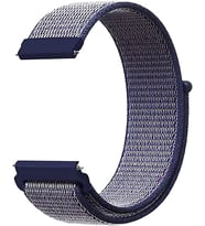 Huawei Watch GT2 42mm için Hasırlı Kordon Woven Sport Loop Mor [Watch GT2 42mm ile Uyumlu Kordon - Mor]