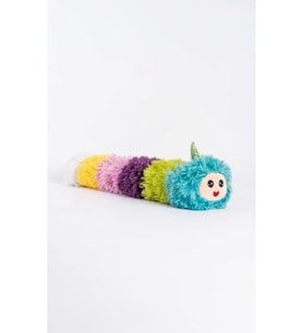 Renkli Tırtıl 65 CM Peluş Yastık Oyuncak (Çok Renkli)