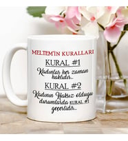 Kişiye Özel Kadınlar Her Zaman Haklıdır Kupa Bardak