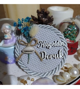 Söz-Nişan-Nikah-Kına-Bebek Hediyelik Hasır Magnet