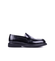Shoetyle - Hakiki Siyah Açma Deri Erkek Loafer - 250-1975