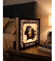 Kişiye Özel Siluet Tasarımlı Dekoratif LED Gece Lambası