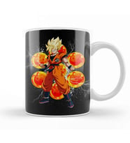Goku Super Saiyan Kupa Bardak Porselen
