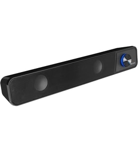 MİkAdo Serisi MD-69S Siyah 3Wx2 Led Işıklı Multimedia Soundbar Speaker (Bluetooth Desteği Yoktur) (Ürün Uzunlugu 40 Cm)