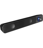 MİkAdo Serisi MD-69S Siyah 3Wx2 Led Işıklı Multimedia Soundbar Speaker (Bluetooth Desteği Yoktur) (Ürün Uzunlugu 40 Cm)