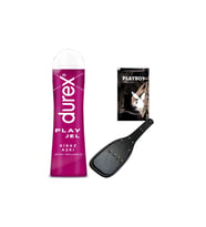 Durex Kiraz Aşkı 50 ml Jel + Siyah Deri Şaplak + Hediye