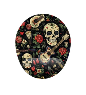 Kuru Kafa Gitar Bilek Destekli Mouse Pad
