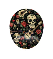 Kuru Kafa Gitar Bilek Destekli Mouse Pad (Çok Renkli)