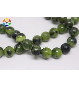 Yeşim Taşı Royal Quality YARIM Dizi 8mm (18cm uzunluğundadır)