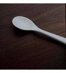 Silikon Pişirme ve Servis Kaşık- 27,5 CM Krem Renkli Özel Seri