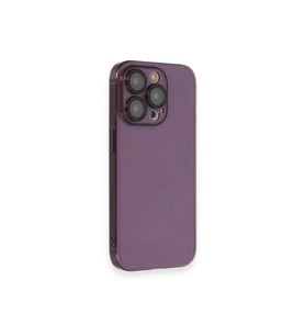 Durukar® iPhone 14 Pro Kılıf Armada Lensli Kapak - Derin Mor