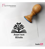 Kişiye Özel Kitap Damgası Kitap Mührü Kaşe Kitap Mühür Özel Damga 26