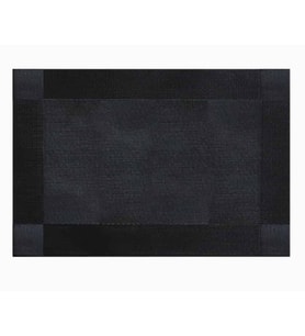 Amerikan Servis PVC 30x45 cm - Siyah Kalın Çerçeve Desenli