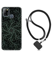 INFINIX Smart 4 5 6 Zero 8 S5 Pro Kılıf Boyun Askılı Silikon Sarmaşıklar 1675