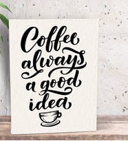 BK Gift Coffee Tasarımlı Dekoratif Mini Kanvas Tablo 15x20cm-48