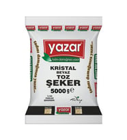 Yazar Kristal Toz Şeker 5 Kg x 2 Paket