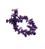 Ametist Doğal Taş Ham Dizi 22x8mm Dizi
