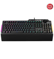 ASUS TUF GAMING K1 USB Q Trk Mekanik Hisli Siyah Gaming Klavye