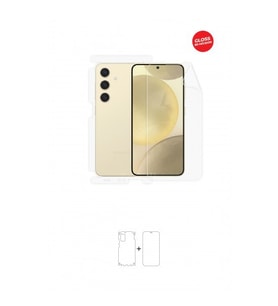 Samsung Galaxy S24 Ön, Arka ve Yan 360 Derece Tam Kaplama Tpu Film
