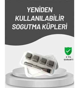 Çevre Dostu Metal Buz Küpü Kullanışlı Klips Seti