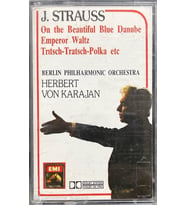 (Plak Değildir KASET tir) Herbert Von Karajan J. Strauss Classic Kaset