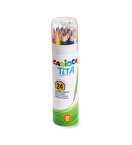 CARİOCA TİTA KURU BOYA KALEMİ 24,lü(TÜPTE) kalem traşlı