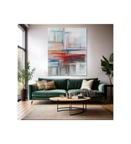Soyut Çizgiler Kanvas Tablo Duvar Tablosu Modern Ev Dekoru Kanvas Salon Tablosu