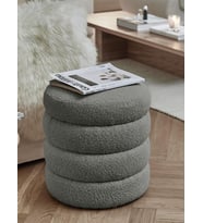 Most Twister Puf Bukle Kumaş(Evinize Teslim) (Antrasit)