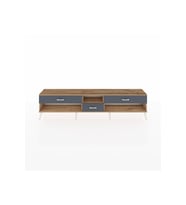 Arges TV Ünitesi Tek Raflı 3 Çekmeceli  220x30x51 Çam-Çam/Antrasit