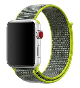 Mi7a Apple Watch Seri 7 6 5 4 3 2 Se 38MM / 40MM / 41MM Uyumlu Spor Loop Dokuma Hasır Kordon