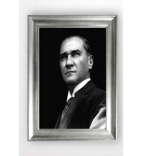 Gümüş Çerçeveli Atatürk Tablo a747