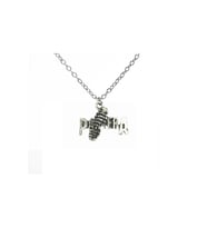 Pantera Kolye – Rock Metal Tarzı, 60 cm Paslanmaz Çelik Zincir, Unisex Aksesuar