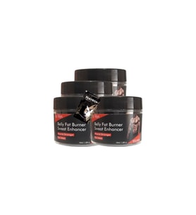 Belly Fatburner Yağları Eritmek Için Masaj Bakım Kremi 4X100 Ml+1 Adet Jel Ile