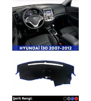 Hyundai I30 2007-2012 3d Torpido Koruma Kılıfı - Ön Göğüs Kaplama - Mavi Şerit